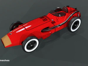 Maserati 250F Grand Prix - PBR 3D Model