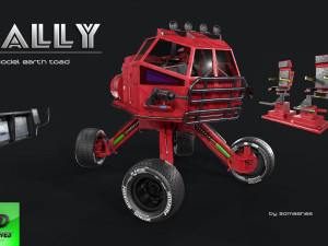 RALLY - Earth Toad - PBR 3D Model