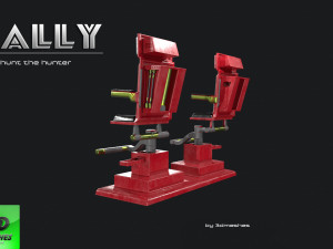 RALLY - Earth Toad - PBR 3D Model