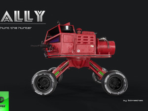 RALLY - Earth Toad - PBR 3D Model