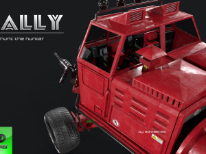 RALLY - Earth Toad - PBR 3D Model