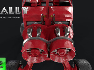 RALLY - Earth Toad - PBR 3D Model