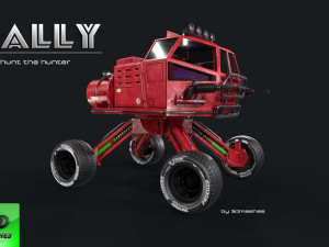 RALLY - Earth Toad - PBR 3D Model