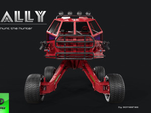 RALLY - Earth Toad - PBR 3D Model