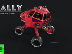 RALLY - Earth Toad - PBR 3D Model