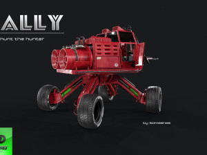 RALLY - Earth Toad - PBR 3D Model
