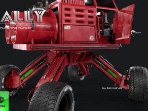 RALLY - Earth Toad - PBR 3D Model