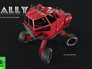 RALLY - Earth Toad - PBR 3D Model