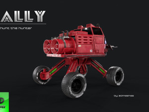 RALLY - Earth Toad - PBR 3D Model
