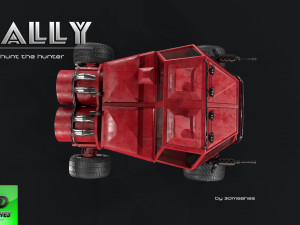 RALLY - Earth Toad - PBR 3D Model