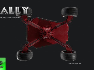 RALLY - Earth Toad - PBR 3D Model