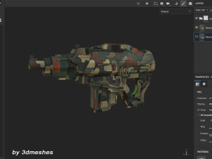 Albania - Army Camouflage Pattern - SBSAR CG Textures