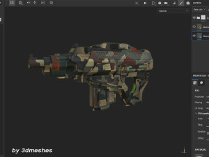 Albania - Army Camouflage Pattern - SBSAR CG Textures