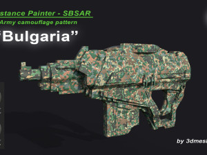 Bulgaria - Army Camouflage Pattern - SBSAR Material by 3dmeshes Berlin CG टेक्स्चर्स