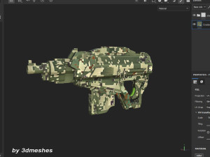 Croatia - Army Camouflage Pattern - SBSAR Material by 3dmeshes Berlin CG テクスチャ