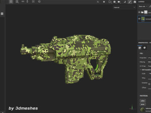 Denmark - Army Camouflage Pattern - SBSAR Material by 3dmeshes Berlin CG Tekstury
