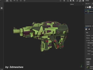 Estonia - Patr&oacute;n de camuflaje del ej&eacute;rcito - Material SBSAR Texturas CG