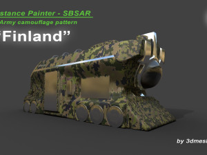 Finland - Army Camouflage Pattern - SBSAR Material by 3dmeshes Berlin CG Textures