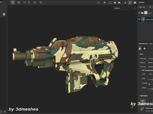 Greece - Army Camouflage Pattern - SBSAR Material by 3dmeshes Berlin CG テクスチャ