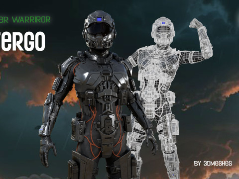 Cyber Warrior - TERGO 3D Model