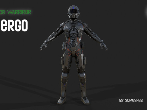Cyber Warrior - TERGO 3D Model