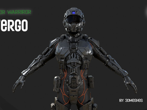 Cyber Warrior - TERGO 3D Model