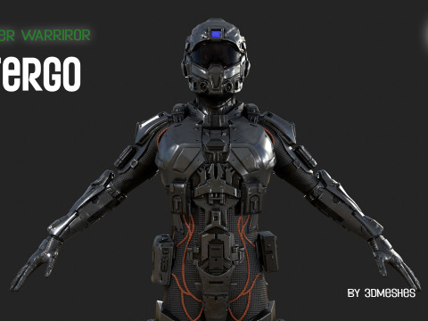 Cyber Warrior - TERGO 3D Model