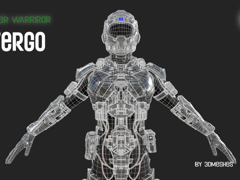 Cyber Warrior - TERGO 3D Model