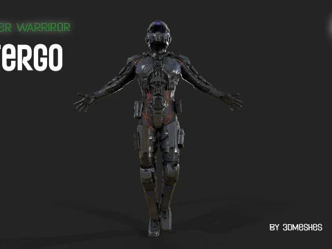 Cyber Warrior - TERGO 3D Model