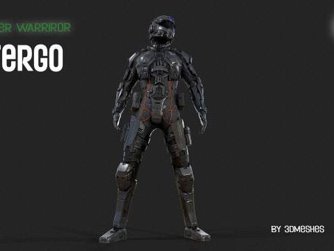 Cyber Warrior - TERGO 3D Model