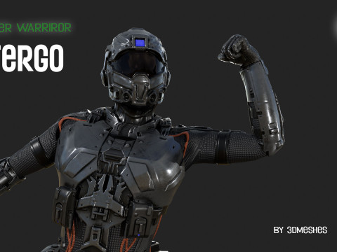 Cyber Warrior - TERGO 3D Model