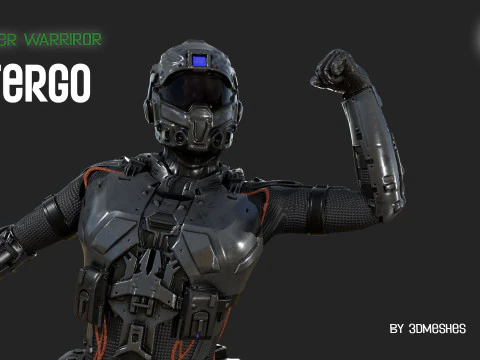Cyber Warrior - TERGO 3D Model