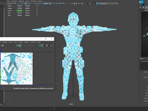 Cyber Warrior - TERGO 3D Model