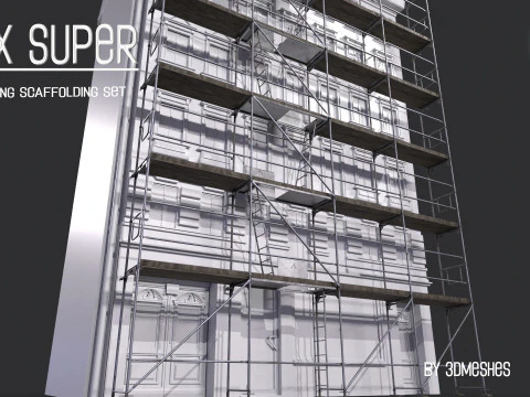Zestaw rusztowania roboczego - RUX Super Model 3D