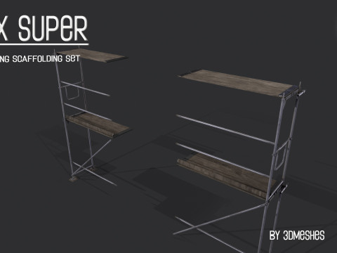 Working Scaffolding Set - RUX Super 3Dモデル
