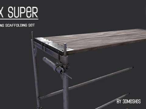 Working Scaffolding Set - RUX Super 3Dモデル