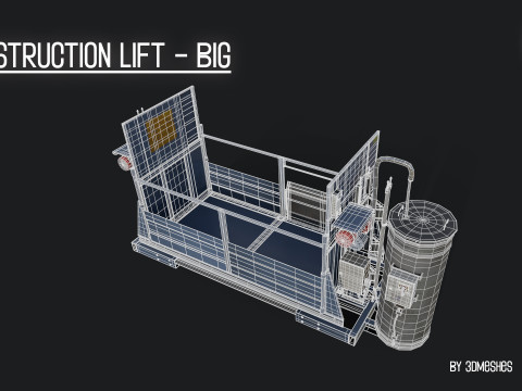 Construction Lift - Big Version Model 3D