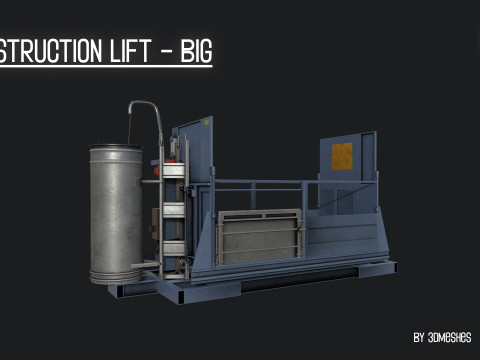 Construction Lift - Big Version Model 3D