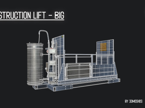 Construction Lift - Big Version Model 3D