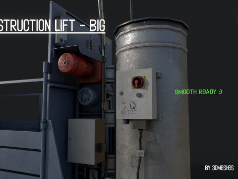 Construction Lift - Big Version Model 3D