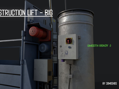 Construction Lift - Big Version Model 3D