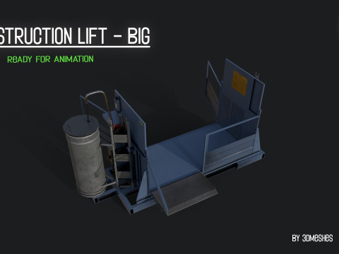 Construction Lift - Big Version Model 3D