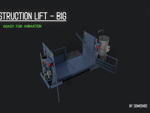 Construction Lift - Big Version Model 3D