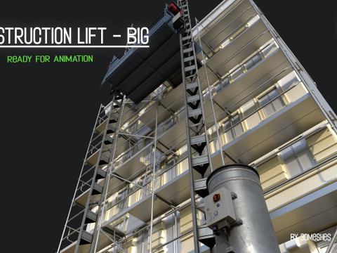 Construction Lift - Big Version Model 3D
