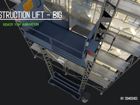 Construction Lift - Big Version Model 3D