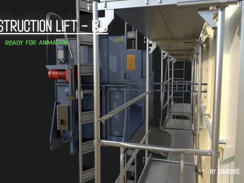 Construction Lift - Big Version Model 3D