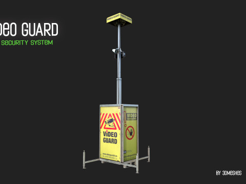 Video Guard - Construction sites security camera Modelo 3D