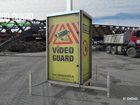 Video Guard - Construction sites security camera Modelo 3D
