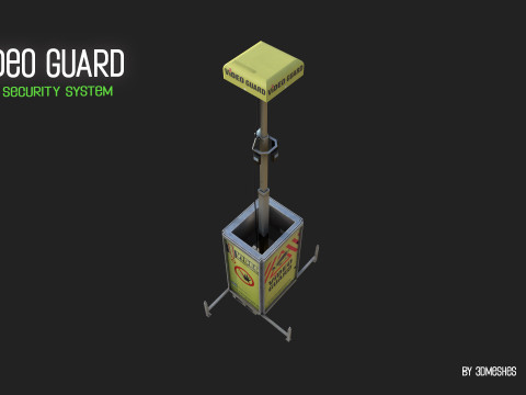 Video Guard - Construction sites security camera Modelo 3D