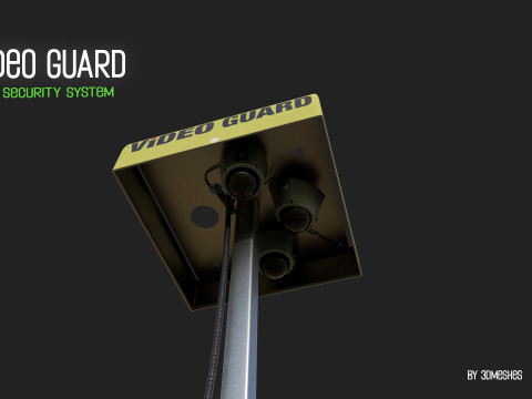 Video Guard - Construction sites security camera Modelo 3D